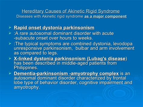 akinetisch rigides parkinson syndrom icd